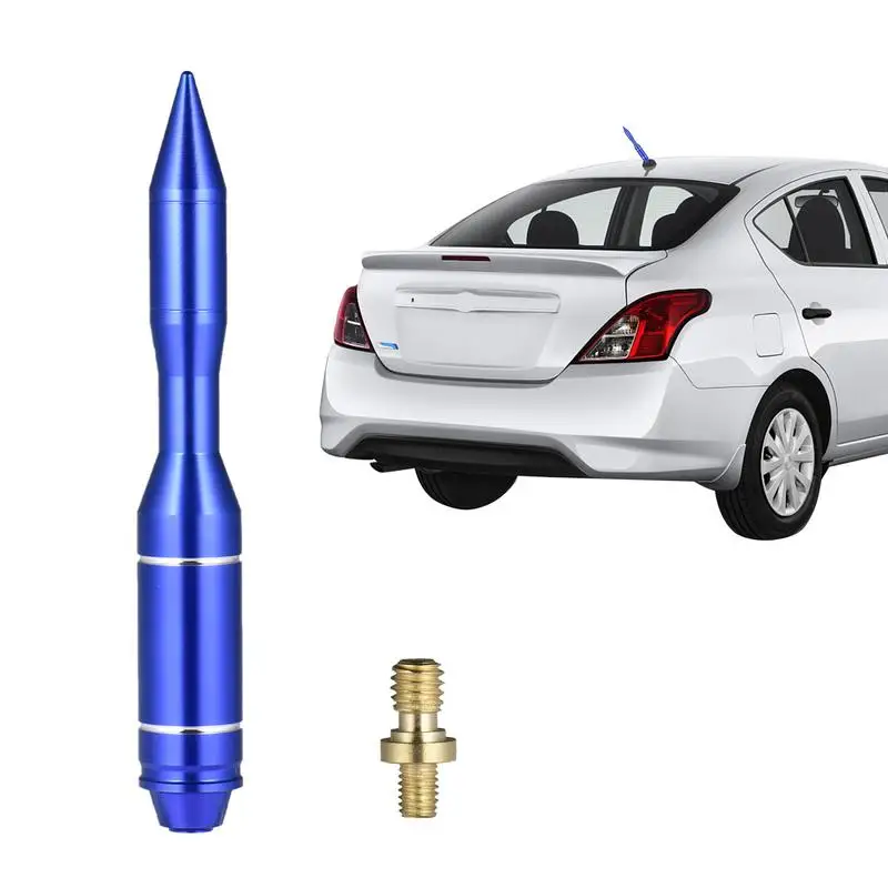 Lühikese Auto Bullet Antenn 14.5 cm Auto Antenni Mast Asendamine Mõeldud Optimeeritud AM/FM Vastuvõtu, Pickup, raskeveod Maha