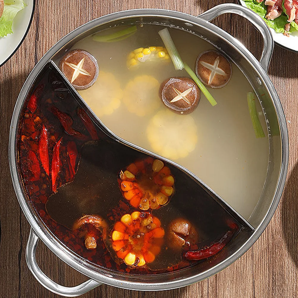 Roostevabast Terasest Mandarin Duck Pot Toit, Toiduvalmistamis Kuuma Praktiline Kööginõud Hotpot Hiina Stiilis Wok Kaas